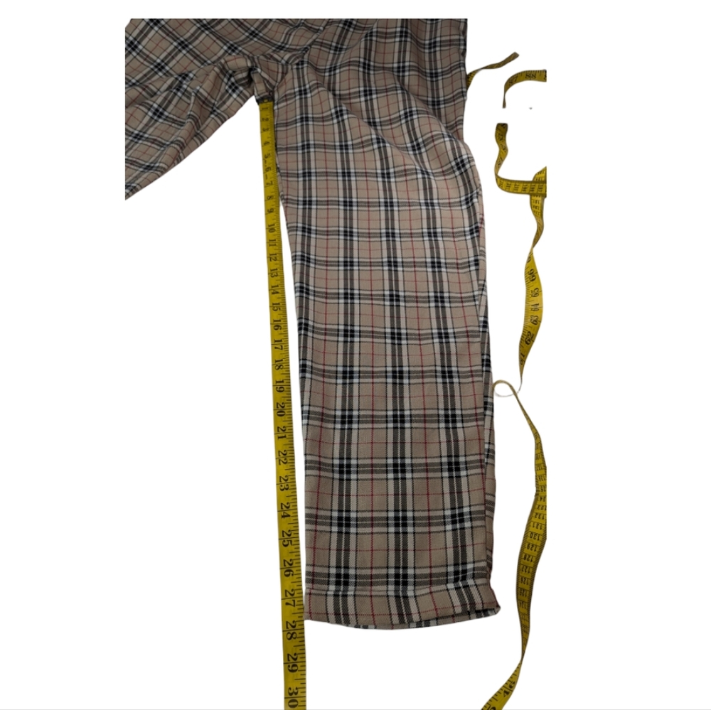 Nasty Gal Sz 8 NWT Check Tapered High Waisted Pants - Picture 11 of 12